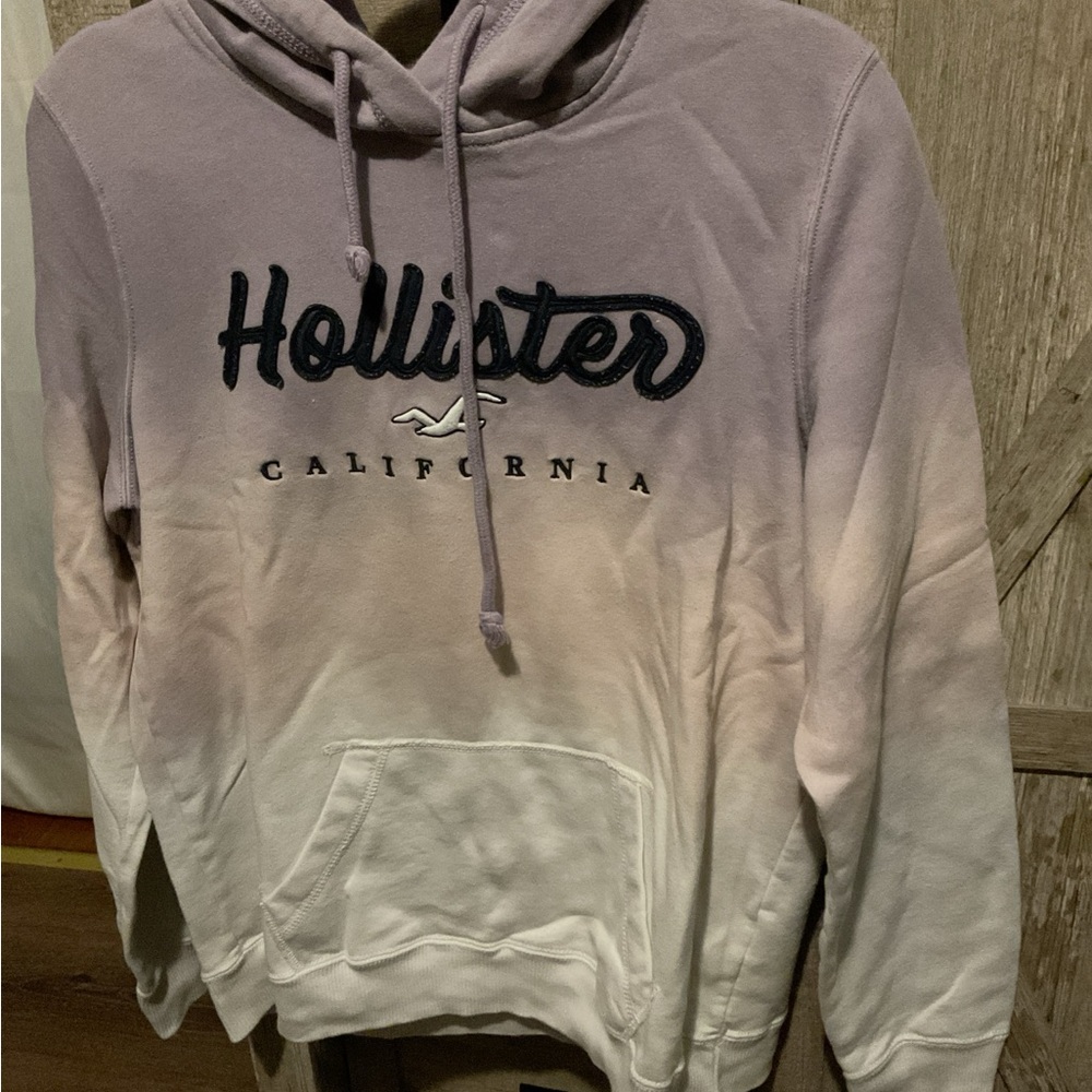 Hollister Lavender and Beige Sweatshirt